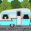 Home Sweet Camper with Dog